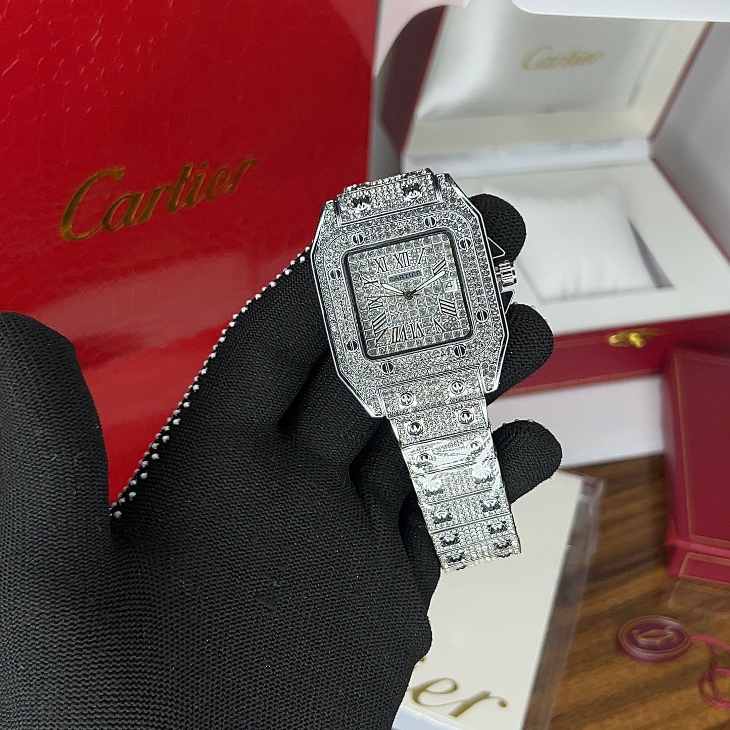 cartier stones watch